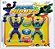 Kit 2 Bonecos Ninja que Grudam na Parede - Imagem 1