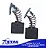 Carvão P/esmerilhadeira Makita Ga7020 Ga9020 Cb 204 5 Pares - Imagem 2