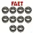 Kit 10 Buchas Ventilador Mondial,faet,britania,mallory - Imagem 3