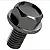 10 Parafuso Rosca Esquerda 8mm P/serra Mármore Gamma Hg078 - Imagem 4