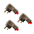 Kit 3 Botão De Mudança Para Martelete Makita Hr2470 / Hr2475 - Imagem 1