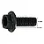 Flange E Parafuso Serra Mármore Bosch 1548 Gdc 14-40 5 Peças - Imagem 5