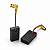 Kit 5 Pares Escova Carvão Cb325 P/ Makita Hr2470 9557 Hr2014 - Imagem 2