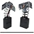 Escova de Carvão Ref 424 Compatível Serra Mármore Bosch Skil Modelo 1551 - Imagem 1