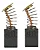 Escova de Carvão Ref 409 Compatível Makita CB 408 CB 411 Esmerilhadeira MGA452 MT957 - Imagem 1