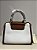 Bolsa Chalita Luxo Baú Branco com Alça de Mão e Transversal (CH355A) - Imagem 2