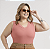 Regata Plus Size Feminina em Canelado – Habana - Imagem 1