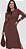 Vestido Feminino Midi Canelado Comfort Habana - Imagem 1