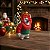 Miniatura Urso Polar Natalino Presente 26cm Action Figure - Imagem 2