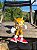 Boneco Sonic Dourado Articulado Colecionável 13 Cm - Imagem 4
