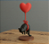 Enfeite Gato Flutuante com Balão - Decoração Fofo e Criativa - Imagem 1