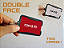 DOUBLE FACED-CARD Vertical Slip-In Badge-ID holder - Imagem 1
