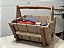 Transformable Vintage Portable Storage Basket · Folding Table - Multi-purpose Storage for Car Travel & Picnics - Imagem 7