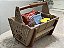 Transformable Vintage Portable Storage Basket · Folding Table - Multi-purpose Storage for Car Travel & Picnics - Imagem 12