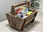 Transformable Vintage Portable Storage Basket · Folding Table - Multi-purpose Storage for Car Travel & Picnics - Imagem 16