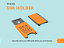 Ultra Light Travel SIM Holder - Imagem 1