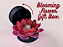 Caixa de Presente Rosa que Floresce com Mecanismo - Imagem 1