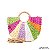 Bolsa de palha colorida - Imagem 1