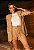 Blazer com ombreira bege - Imagem 1