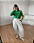 Blusa modal Brasil - Listras/Verde - Imagem 1