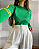 Blusa modal Brasil - Listras/Verde - Imagem 2