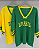 Blusa tricô lisa Brasil - Gola v (Amarela e Verde) - Imagem 2