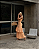 Vestido longo c/ Babados / Coral - Elva - Imagem 1