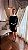 VESTIDO MIRELA PRETO FAIXA BRANCA-ELVA - Imagem 4