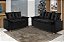 SOFA 3X2 LUG - PAMPULHA - TEC 20 PRETO - Imagem 2