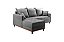 SOFA CHAISE MILAO LINHO CINZA1008 - EVIDENCE - Imagem 2