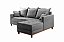 SOFA SF.2210 CHAISE MILAO LD ESQ LINHO CINZA/1008 - EVID - Imagem 2