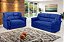 SOFA 3X2 LUG SF.4070 5014 AZUL - PRIMOR - Imagem 2