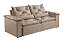 SOFA RETR GRECIA 195 - VEL BEGE - ESTOFAMART - Imagem 1