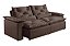 SOFA RETR GRECIA 195 - VEL MARROM - ESTOFAMART - Imagem 2