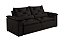 SOFA RETR GRECIA 195 - VEL PRETO - ESTOFAMART - Imagem 1