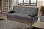 SOFA CAMA SF.5860 MADRID/19 VEL CINZA 2303/A - LUXURY - Imagem 2