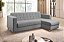 SOFA COLORADO C/ CHAISE 213CM LINHO CINZA/566 - JC ESTOF - Imagem 4