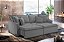 SOFA RETR SF.2360 ZOE 220 LINHO SAT CINZA ESC/05 - INNOVE - Imagem 4