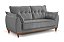 SOFA 3 LUG SF.4430 ESPANHA 197CM LINHO CNZ ESC/566 - JC ESTO - Imagem 1