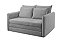 SOFA CAMA NORONHA LINHO CNZ ESC/566-BR P/COLCHAO  - JC ESTOF - Imagem 2