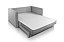 SOFA CAMA NORONHA LINHO CNZ ESC/566-BR P/COLCHAO  - JC ESTOF - Imagem 5