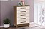 COMODA PAOLA 5GAV MEL/OFF - RUD RACK - Imagem 2