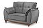 SOFA 2 LUG SF.4420 ESPANHA 147CM LINHO CINZA/566 - JC ESTOF - Imagem 1