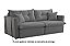 SOFA RETR SF.3740 LISBOA 180CM S/CX LINHO CINZA/470 - EST TE - Imagem 1