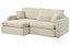 SOFA RETR S/CX LUMINI 200 LIN BEGE/08 - INNOVE - Imagem 2