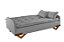 SOFA CAMA CANNES LIN CINZA/2501 - LUXURY - Imagem 3