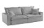 SOFA RETR S/CX BAU MESSIMA LIN CINZA/2501 - LUXURY - Imagem 1