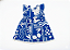 VESTIDO BEBE MUNDO CEU + TAPA FRALDA - ESTAMPA GIZ AZUL - Imagem 2