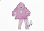 CONJUNTO INFANTIL LIVY INVERNO PIED POULE - ROSA E BEAR - Imagem 4