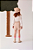 CONJUNTO BIMBI BLUSA E SHORTS BEGE VANILLA – FA800 - Imagem 2
